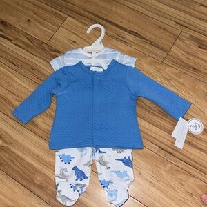3 piece set brand new with tags 0-3 months
